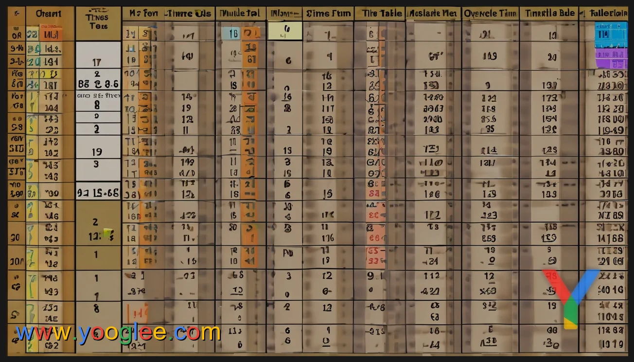 Mastering Multiplication: The Easy Way to Learn Tables from 1 to 20
