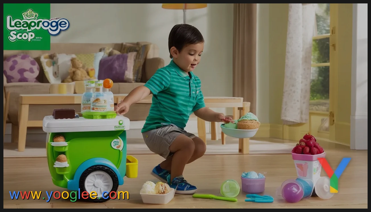 LeapFrog Scoop and Learn Ice Cream Cart: Interactive Toy for Ages 2-5 Years